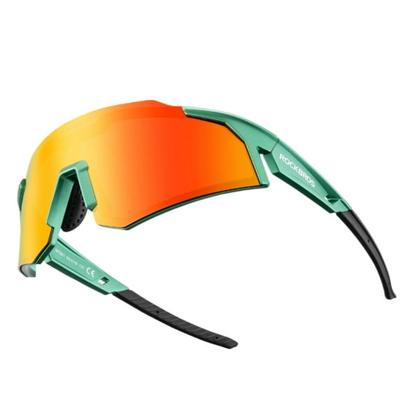 ROCKBROS Polarized Cycling Sunglasses Unisex, UV Protection Road/Mountain Bike Clear Sports Glasses
