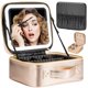 thumbnail image 1 of Estuche de viaje para maquillaje Extrei Gent con espejo LED y luz, 1 of 6