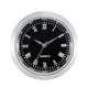 thumbnail image 2 of Inserto de reloj redondo para dormitorio, sala de estar, hardware, oficina, hogar, manualidades, reloj marco plateado negro, 2 of 9