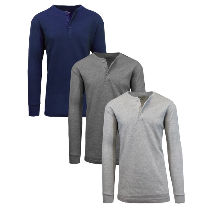 Men's Long Sleeve Thermal Shirts (3Pack)