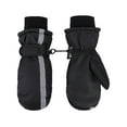 thumbnail image 2 of SimpliKids Gril's Winter Sport Thinsulate Waterproof Ski Mittens Gloves,M,Black, 2 of 4