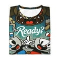 thumbnail image 2 of Youth The Cuphead Show T Shirts 3D Printed Short Sleeve Tee Shirt for Boys Girls, 2 of 7
