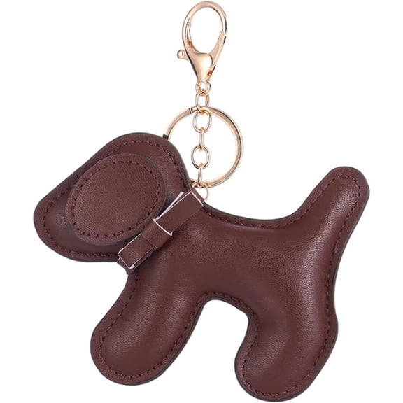 Leather Bag Charms Dog Keychain Purse Charms for Handbags Dachshund Gifts for Women