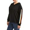 Eye Candy Juniors' Plus Size Striped Hoodie