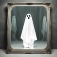 thumbnail image 4 of Hvmvliv Halloween Ghosts Window Clings 35in Halloween Mirror Ghost Stickers Horror Decoration Glass Stickers Party Ghost Stickers Suitable for Indoor Outdoor Halloween Decoration White, 4 of 5