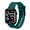 Green, variant on Opvise LED Electronic Watch Waterproof Adjustable Soft Silicone Strap Square Earth Dial s Casual Sports Digital Wristwatch Birthday Gift
