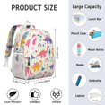 thumbnail image 6 of Cute Dinosaur Pattern Backpack for School,Cute School Bag,Schoolbag with Adjustable Shoulder Straps & Padded Back,15"x11.42"x5.5", 6 of 6
