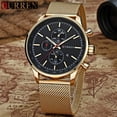 thumbnail image 5 of Curren New Brand Luxury Fashion Casual Sports Men Watches Stainless Steel Business Wristwatch Date Male Clock Relogio Masculino - Quartz Wristwatches, 5 of 7