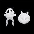 thumbnail image 3 of 30uds Clips Soporte Varilla Apoyo Soporte Campana Plástico Blanco para Coche Unique Bargains Clip de soporte de barra de soporte de capó, 3 of 5