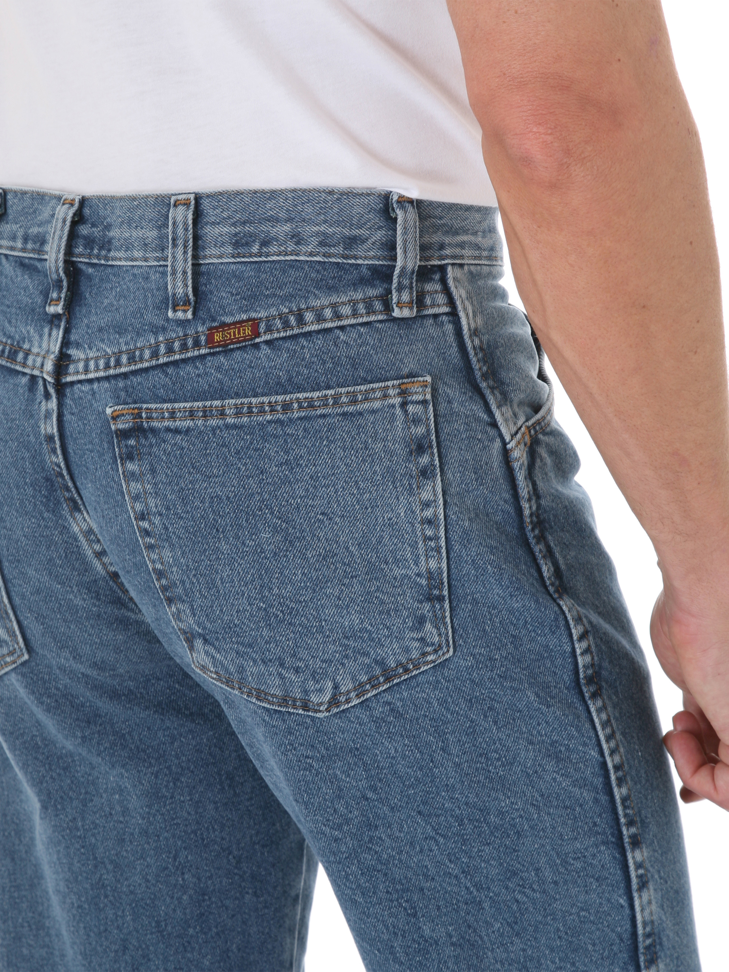 Wrangler Rustler Men's and Big Men's Regular Fit Jeans - image 4 of 5