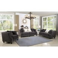 thumbnail image 2 of Best Master Furniture Marylou 2-Piece Velvet Sofa and Loveseat Set in Gray, 2 of 2