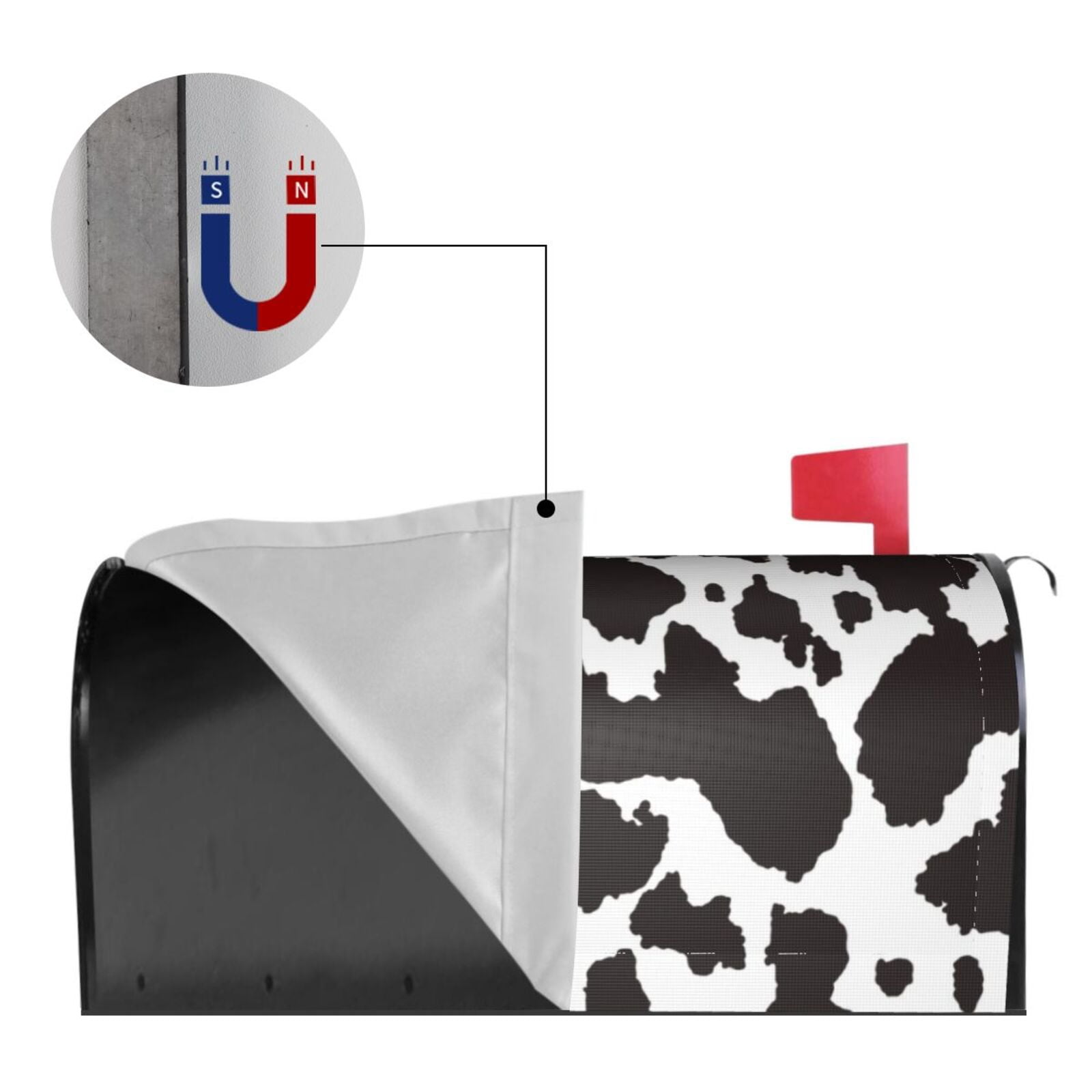 Kdxio Magnetic Mailbox Cover 21x18 in Mailbox Cover Outdoor Decoration Holiday Mailbox Covers for Home Garden Yard-21x18 in