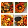 thumbnail image 6 of LmnLft Fall Sunflower Table Centerpiece with Candle Arrangement, Artificial Harvest Floral Display for Thanksgiving Parties and Weddings, 6 of 6