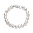 thumbnail image 4 of K-KED Sterling Sliver White Freshwater Cultured Pearl Strand Bracelet Women 7 Inches, 4 of 9