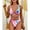 Pink, variant on Swimsuit Sets for Women Tie-dye Printed Bandage Swimwear Bikini Sexy Split Bathing Suit