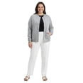 thumbnail image 5 of Turtle Bay New York Womens Snap up Jacket - Soft, Fleecy Lining for Three-Season Comfort, 5 of 5