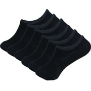 Lot 12 Pairs Women No Show Socks Black Liner Invisible Low Cut Size:9-11