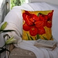 thumbnail image 3 of Carolines Treasures 6067PW1414 Flower - Amaryllis Decorative   Canvas Fabric Pillow 14Hx14W multicolor, 3 of 4