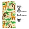 thumbnail image 2 of WIRESTER Bandana Seamless Tube Mask, Headwear, Scarf for Wear Face Coverings, Running, Cycling, Fishing, UV Protection - Monkey Giraffe Crocodile, 2 of 7