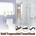 thumbnail image 1 of Over the Door Towel Rack-Bathroom or Shower Door Home Basics 4-Tier Iron Over the Door Towel Rack, 1 of 13