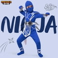 thumbnail image 2 of Disfraz Spooktacular Creations para Halloween Ninja Kids, azul, 2 of 6