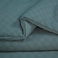 thumbnail image 6 of Better Homes & Gardens King Comforter Set, All-Season, 3-Piece, Nimbus Blue Block Weave, 6 of 9