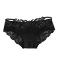 thumbnail image 1 of Gibobby Ropa interior bikini elástica para mujer Boyshort de encaje negro cómodo casual sexy para mujer(Negro， M), 1 of 3