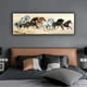 thumbnail image 1 of Cuadro en lienzo de seis caballos corriendo, póster impreso, arte de pared, imagen para el hogar sin marco, 1 of 5