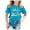 2-Blue, variant on Miaju First Day Of School Girl 6t Shirts Round Neck Short Sleeve T-Shirt Cartoon Print Cute Tee Shirt Children's Shirts