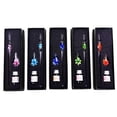 thumbnail image 2 of Flmtop 1 Set Transparent Inside Flower Glass Writing Pen Faux Crystal Writing Dip Pen Student Gift, 2 of 10