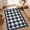 Navy, variant on HIWEAVER Black/White 2' x 6' Scalloped-edge Easy Jute Runner Rug for Hallway Modern Checkered Indoor Outdoor Neutral Carpet for Patios Non Slip Washable Throw Mat for Home Decor