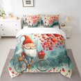 thumbnail image 2 of Feelyou Cartoon Gnome Twin Bedding Sets 7pcs, Happy Valentine's Day Bedding Comforter Set, 2 of 8