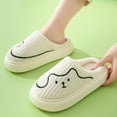 thumbnail image 6 of Taqqpue Women's Slippers Thick Bottom Non-slip Cotton House Slippers Soft Comfy Memory Foam Slip-On Indoor House Shoes with Non-Slip Sole, 6 of 6