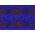 thumbnail image 1 of Ahgly Company Indoor Rectangle Patterned New Midnight Blue Area Rugs, 5' x 8', 1 of 6