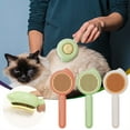 thumbnail image 4 of Needle Hair Comb For Dogs And Cats Small Conch Dense Teeth Comb Stainless Steel Needle Massage Comb, 4 of 6
