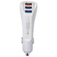 thumbnail image 1 of Cargador USB para Auto TripleCharge 3 Puertos USB 12-24V Entrada 12V 2A Salida 12V 1.7A Max. 5 V 3.1A Blanco., 1 of 1