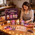 thumbnail image 2 of AURIGATE Glow in Dark DIY Bead Kit, 7.87x4.72 inch Luminous Spirit Crafts Set for Jewelry Making Halloween Gift Activity, 2 of 5