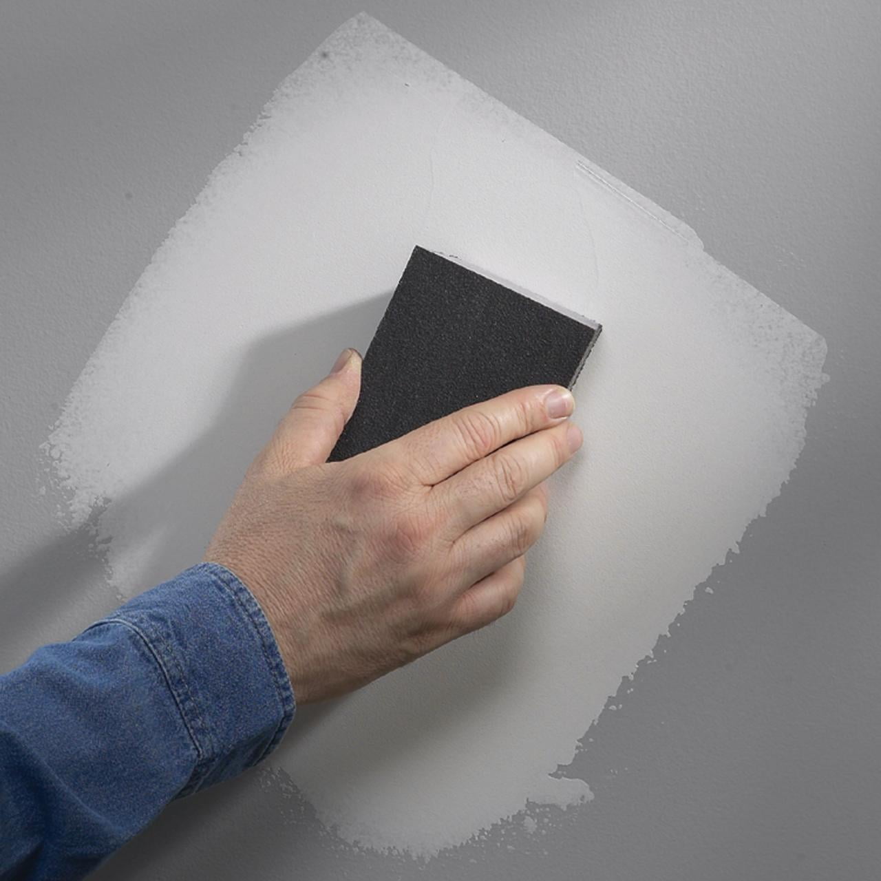 FibaTape, 4 inch x 4inch. Perfect Finish Self-Adhesive Wall Repair Patch, Ultra Thin, White