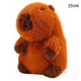 thumbnail image 1 of Capybara Plush Toy Stuffed Animal Doll Soft Fluffy Capybara Throw Pillow, 1 of 5