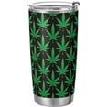 thumbnail image 3 of Halloween Tumbler Doodle Spooky Ghost Insulated Coffee Cup Back to School Beverage Container Office Travel Mug with Straw and Lid 20oz Holiday Gift Day of The Dead Present, 3 of 5