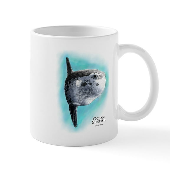 CafePress - Ocean Sunfish Mug - 11 oz Ceramic Mug - Novelty Coffee Tea Cup