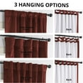 thumbnail image 5 of Half Price Drapes Signature Crimson Rust Velvet Blackout Curtains For Bedroom(1 Panel), 50WX 84L, 5 of 11