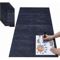 8 Sheets Large Carbon Paper for Tracing 41x20 inch Black Graphite Transfer Paper Waxed Carbon Tracing Paper for Wood Paper Canvas Woodworking Patterns Fabric Sketch Drawing Black