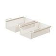 thumbnail image 2 of CoudarTitie 2Pcs Under Desk Drawer Organizers Closet Kitchen Under Shelf Storage Baskets 35x38x12cm, 2 of 7