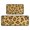 Yellow and Brown, variant on Yellow and Black Of Leopard Print Kitchen Rugs Sets Of 2,Anti Fatigue Kitchen Mat Rugs Non Slip Washable,Decorative Kitchen Floor Mats for Kitchen,Sink,Laundry,17"X30" 17"X47"