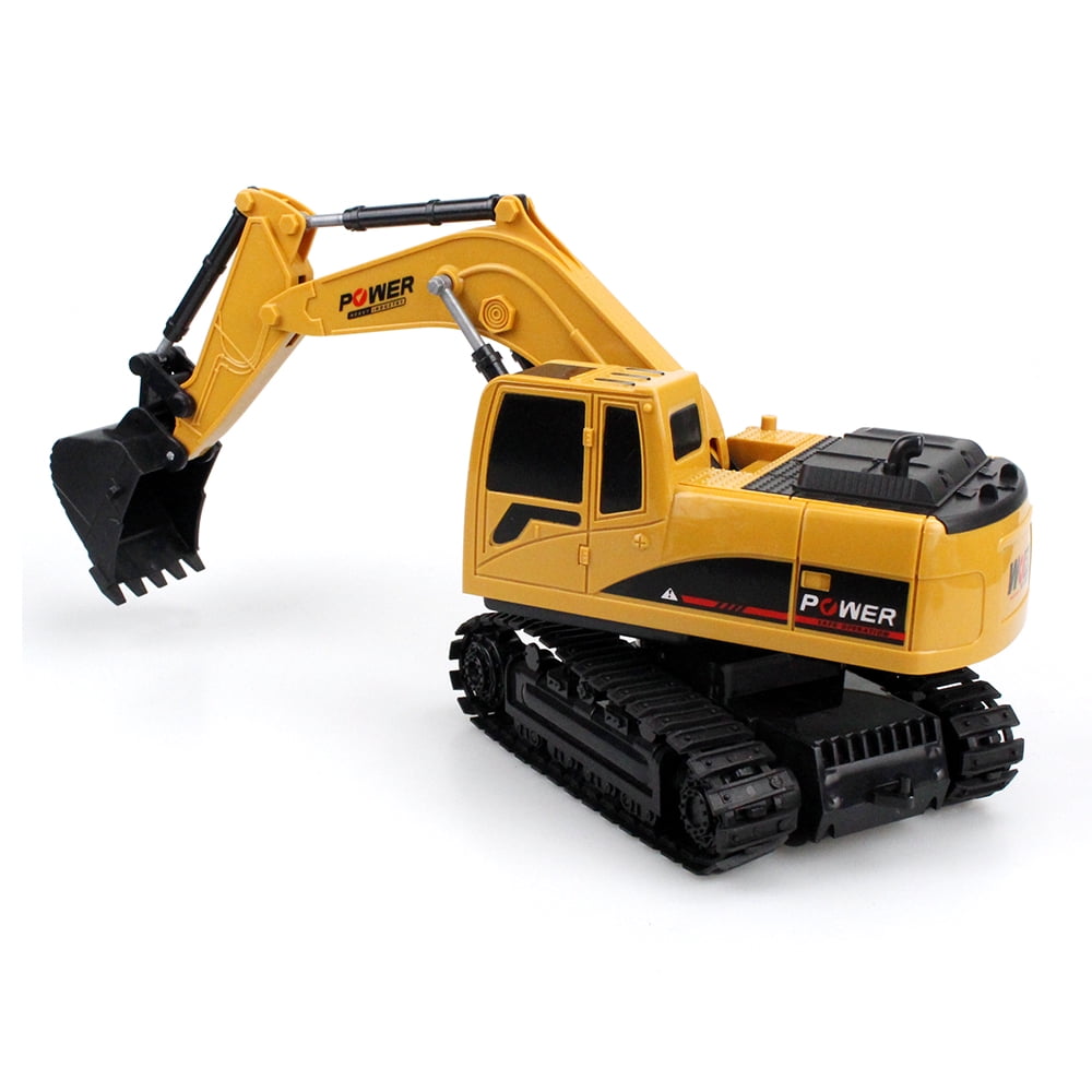 1/24 RC Excavator RC Car Construction Tractor Kids Toy with Lights