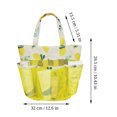 thumbnail image 3 of Aespoir Beach Bags for Women, Beach Bag With Side Pockets, Plus Waterproof Sandproof Tote Bag, Yellow, 11.81x11.81x10.43In, 3 of 9