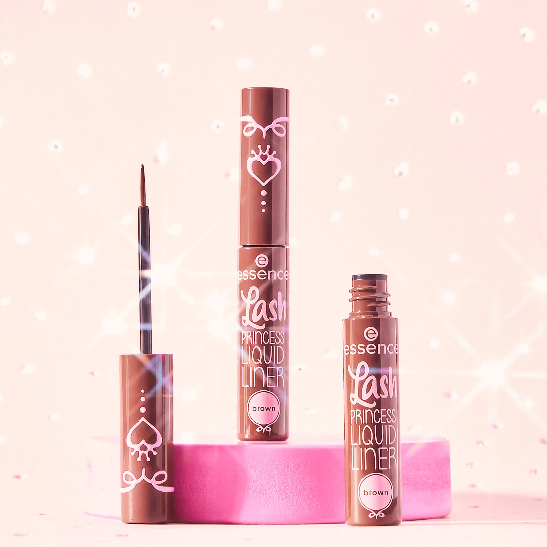 essence Lash Princess Liquid Eye Liner, Brush-Tip, Brown