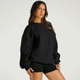 thumbnail image 4 of SUNBS Oversized Sweatshirts for Women Crewneck Y2k Hoodies Sweaters Casual Tops Comfy Fall Fashion Pullover Outfits Winter Clothes, 4 of 8