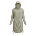 thumbnail image 7 of Shihyeh Women's UPF 50+ Swim Cover Up Sun Protection Hoodie Long Jacket SPF Lightweight Beach Cover Ups for Women, 7 of 7